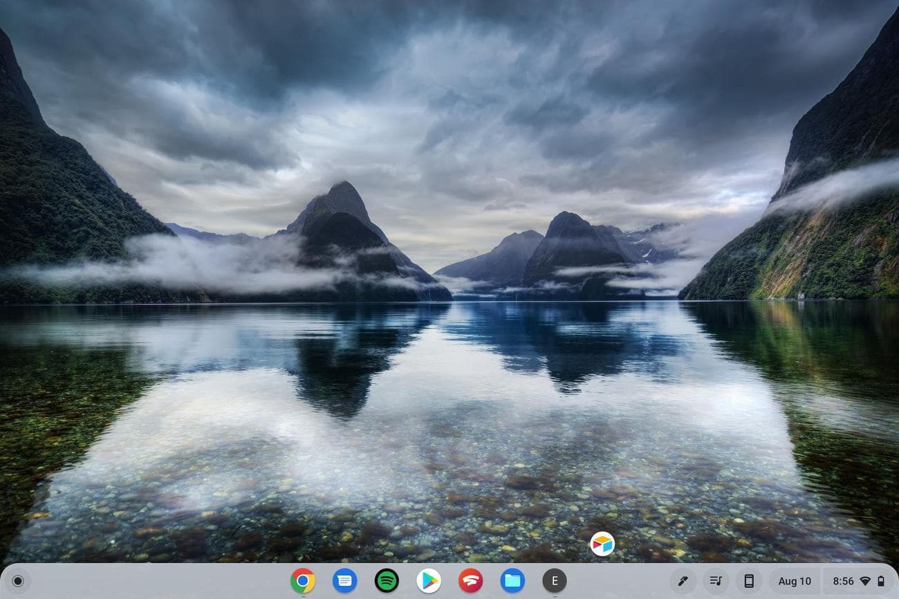 Μια συντόμευση που αιωρείται πάνω από το ράφι καθώς μετακινείται.
