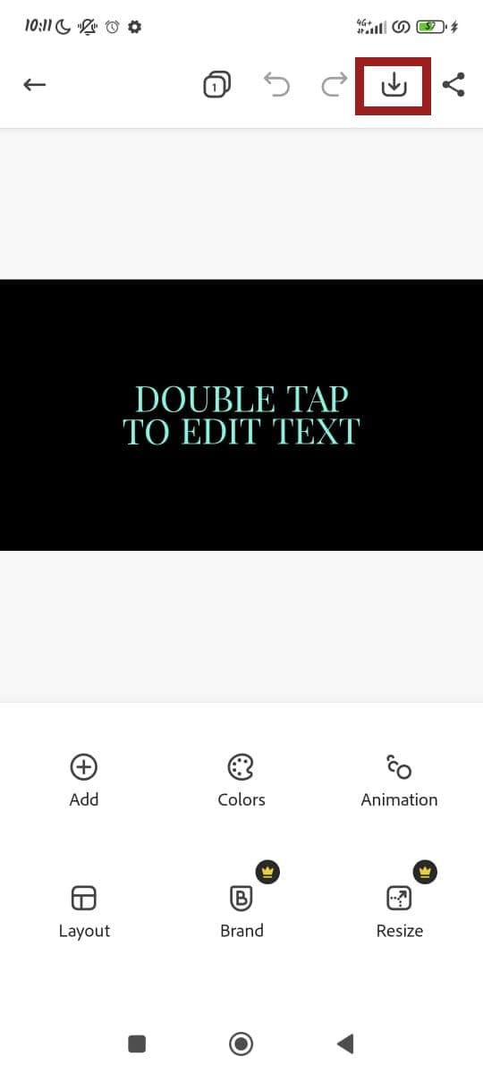 Λήψη εικόνας στο Adobe Express