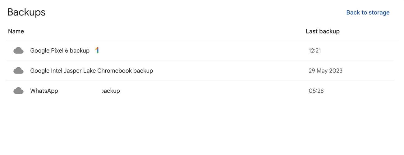 Αντίγραφα ασφαλείας του Google Drive