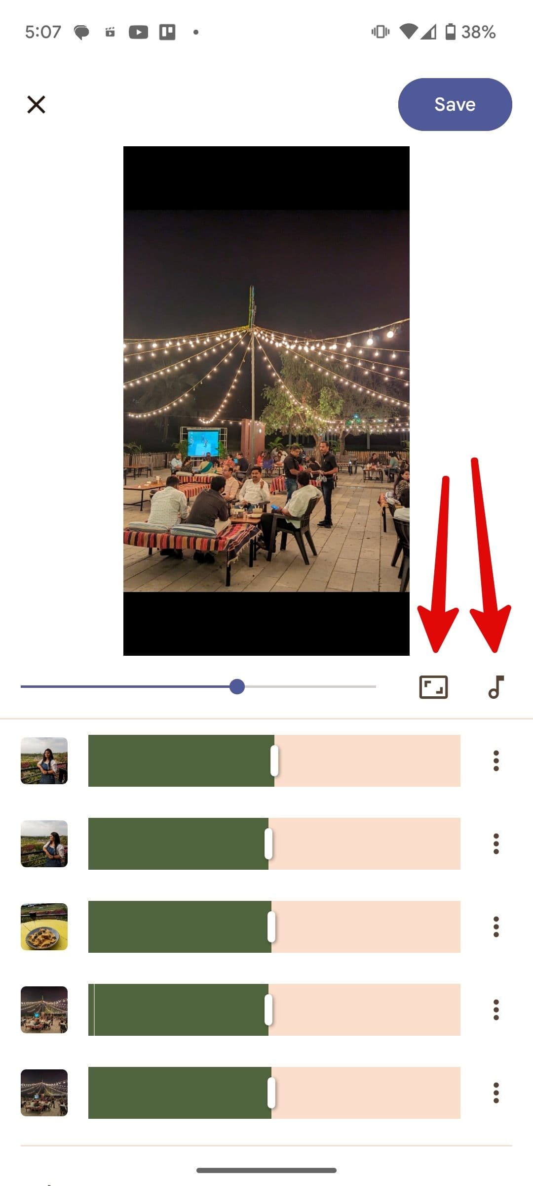 επεξεργασία ταινίας στο Google Photos