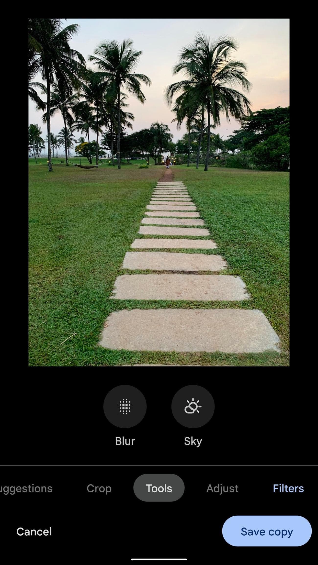 Εργαλεία στο Google Photos