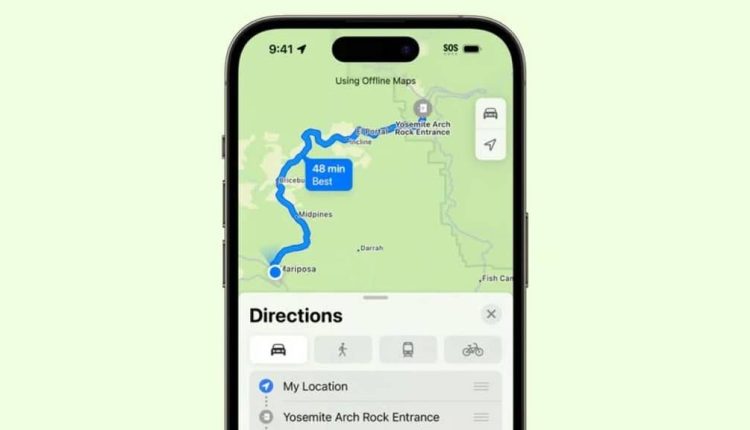 iOS 17, iOS 17 – Apple Maps: Θα μπορείτε να κατεβάσετε χάρτες για χρήση εκτός σύνδεσης