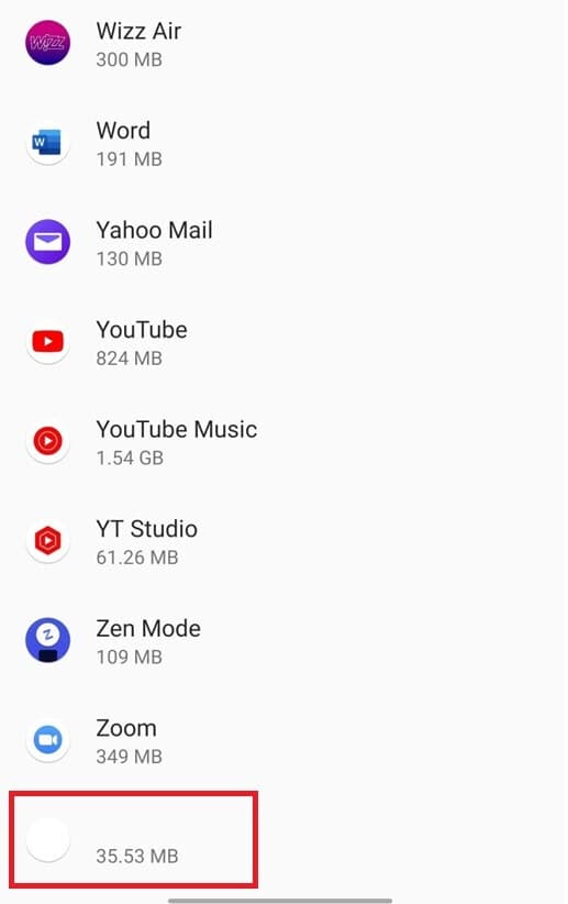 Χωρίς εικονίδιο, αυτές οι εφαρμογές εμφανίζονται στη λίστα των εγκατεστημένων εφαρμογών σας, όπως η τελευταία καταχώριση που βρέθηκε σε αυτό το στιγμιότυπο οθόνης - 60.000+ εφαρμογές Android φορτώθηκαν από adware που δημιουργούν έσοδα για εισβολείς