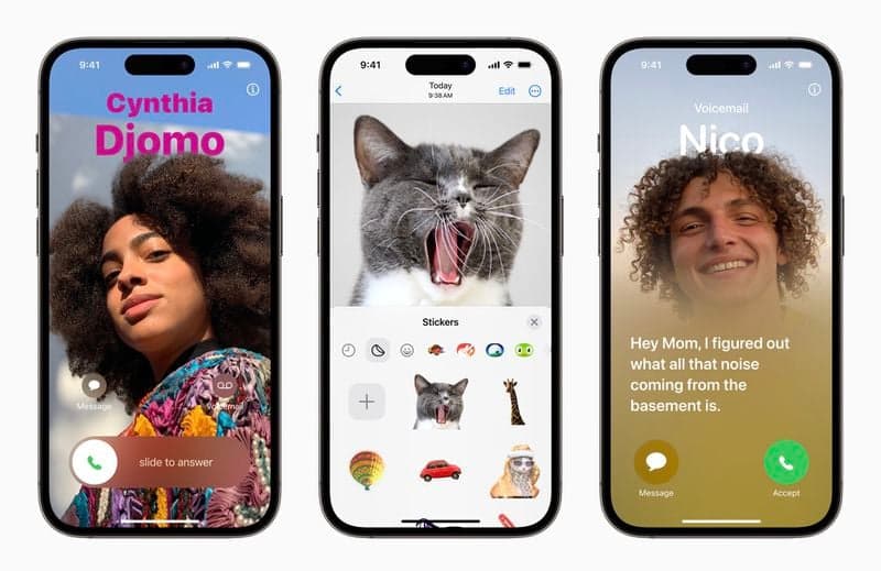 Το iOS 17 περιλαμβάνει ενημερωμένες εφαρμογές Τηλεφώνου, FaceTime και Μηνυμάτων #WWDC23