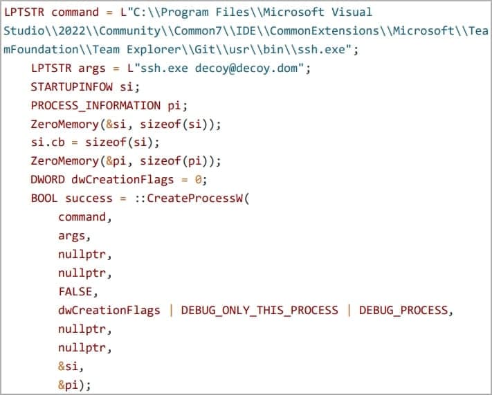 Κωδικός για την έναρξη της νέας διαδικασίας