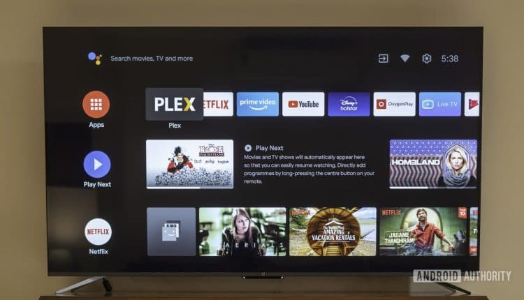 oneplus tv with android tv interface