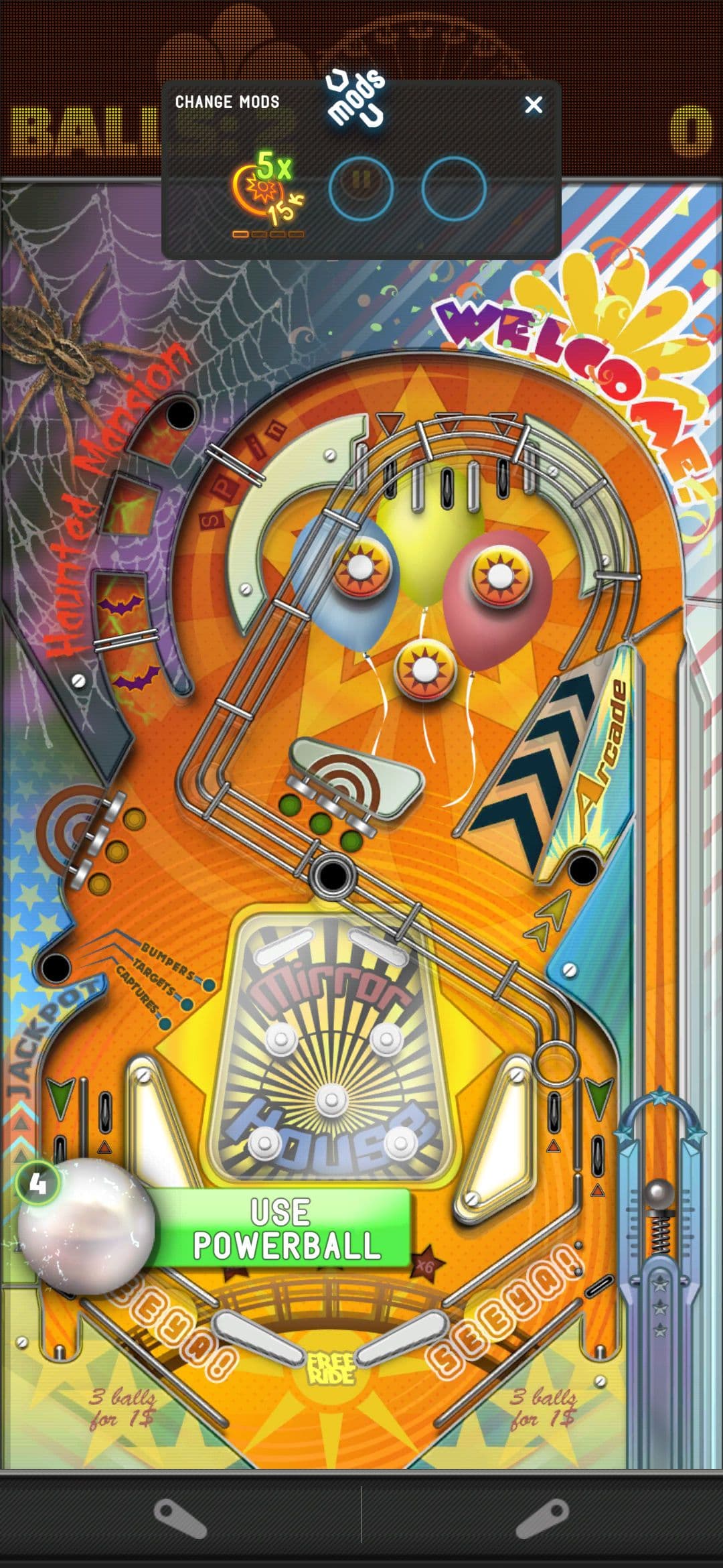 Pinball Deluxe: Επαναφόρτωση παιχνιδιού