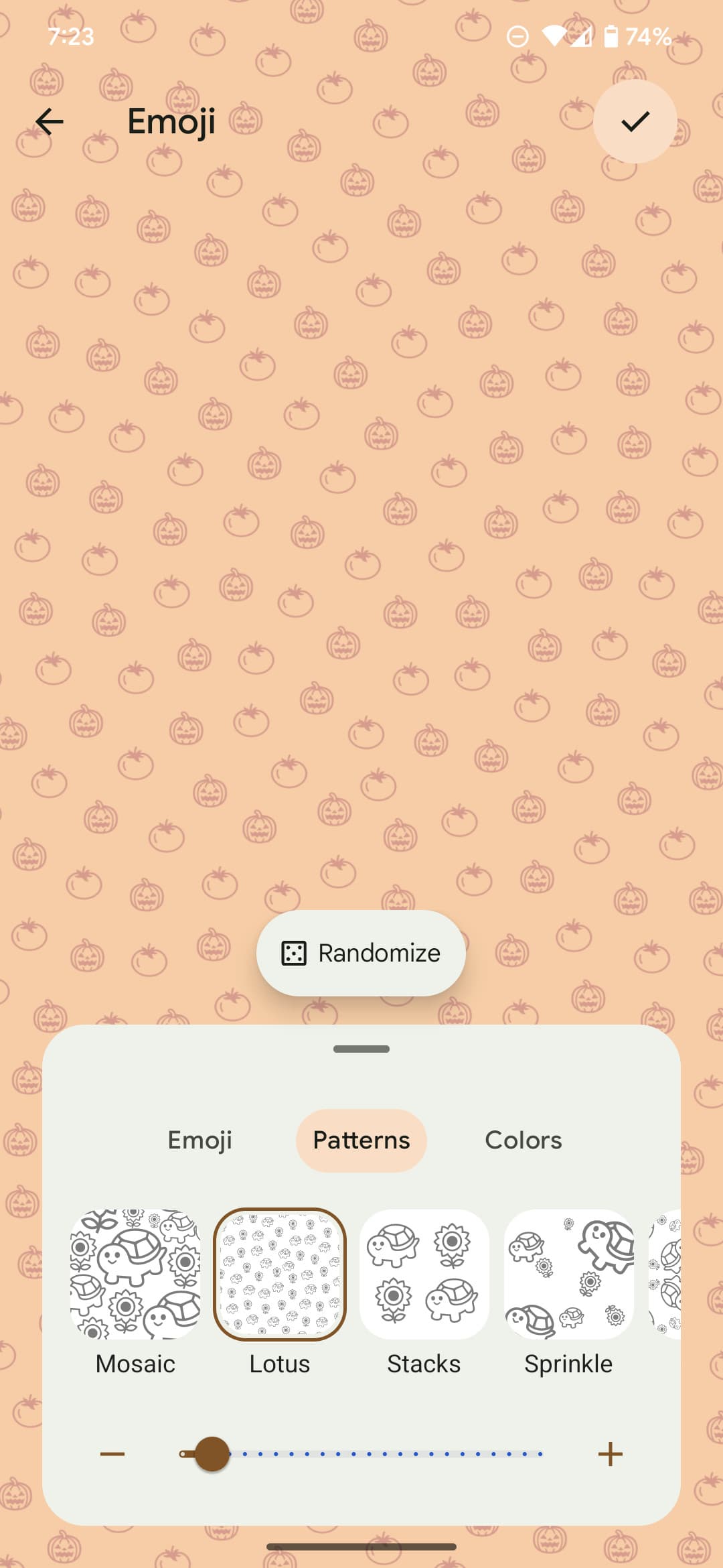 εικονοστοιχείο emoji ταπετσαρίας εργαστηρίου επεξεργασίας μοτίβου 1