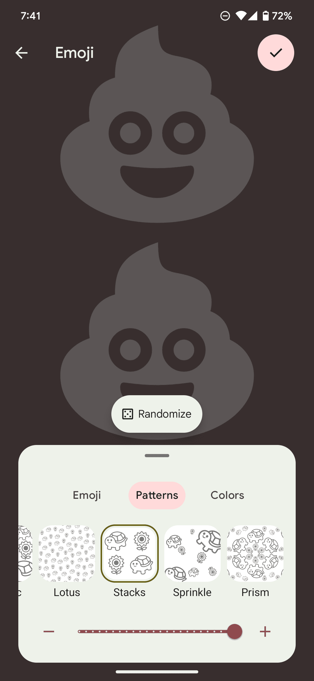 εικονοστοιχείο emoji ταπετσαρίας εργαστηρίου επεξεργασίας μοτίβου 4