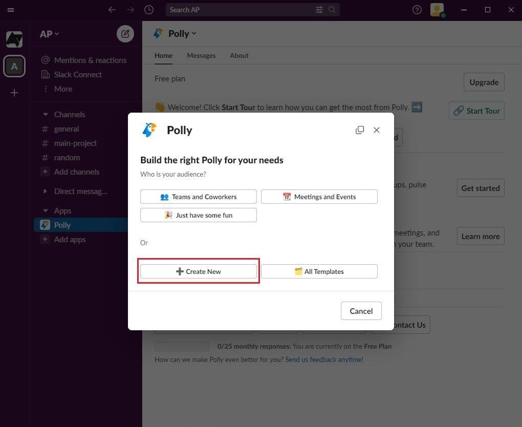στιγμιότυπο οθόνης του Polly's 