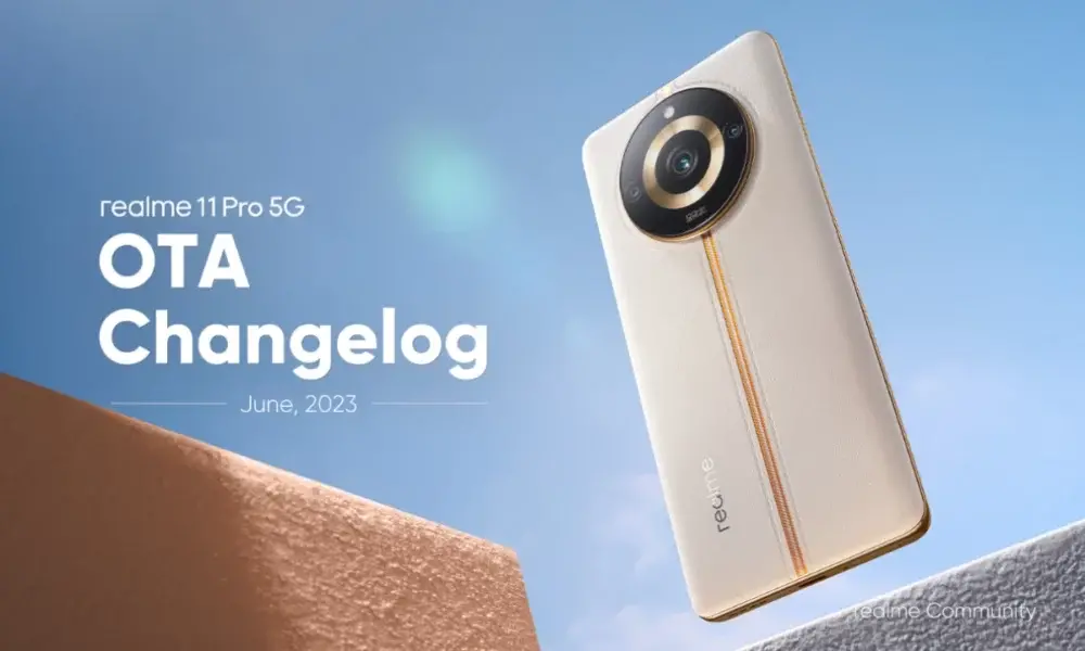 Realme 11 Pro Series 5G Πρώτη ενημέρωση Διορθώνει το πάγωμα βίντεο 4K στο YouTube, το σφάλμα χρώματος και καθαρότητας κάμερας και πολλά άλλα
