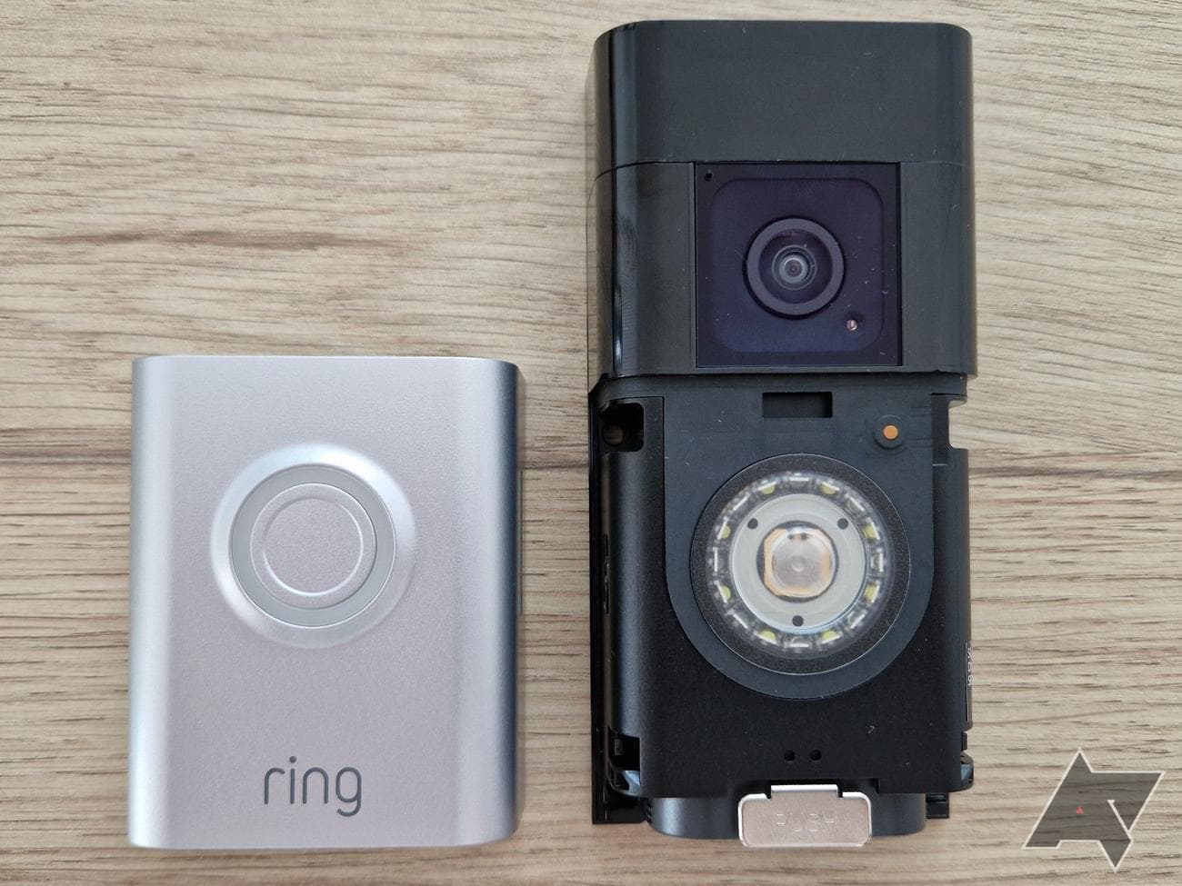 Ring Battery Doorbell Plus mount view