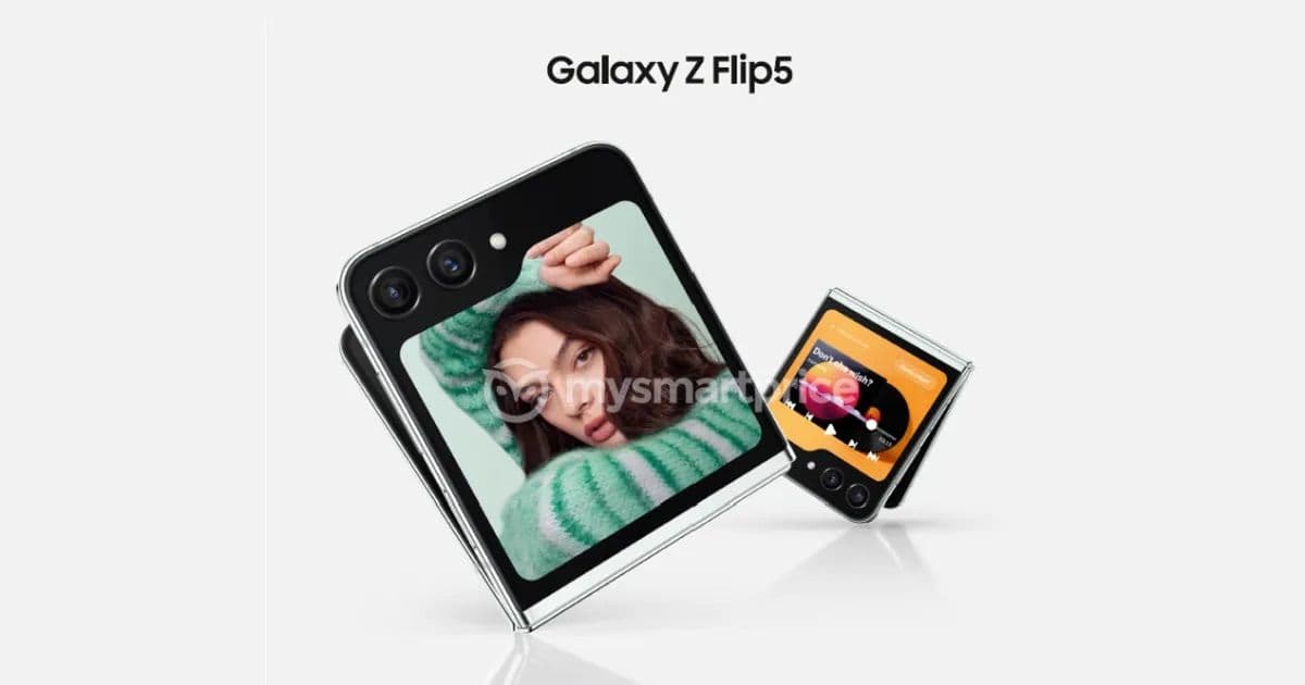 Samsung Galaxy Z Flip 5 marketing image leak