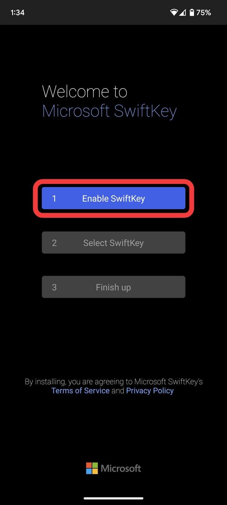 tap-enable-swiftkey