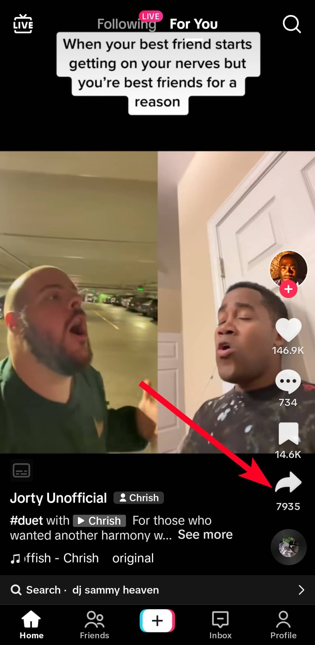 For You Feed on the TikTok mobile app