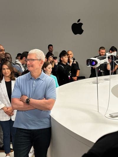 tim cook vision pro