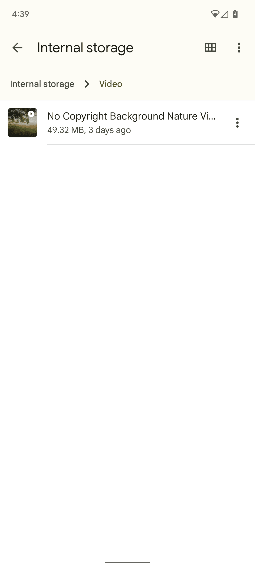 αρχείο που κατεβάστηκε σε τηλέφωνο android