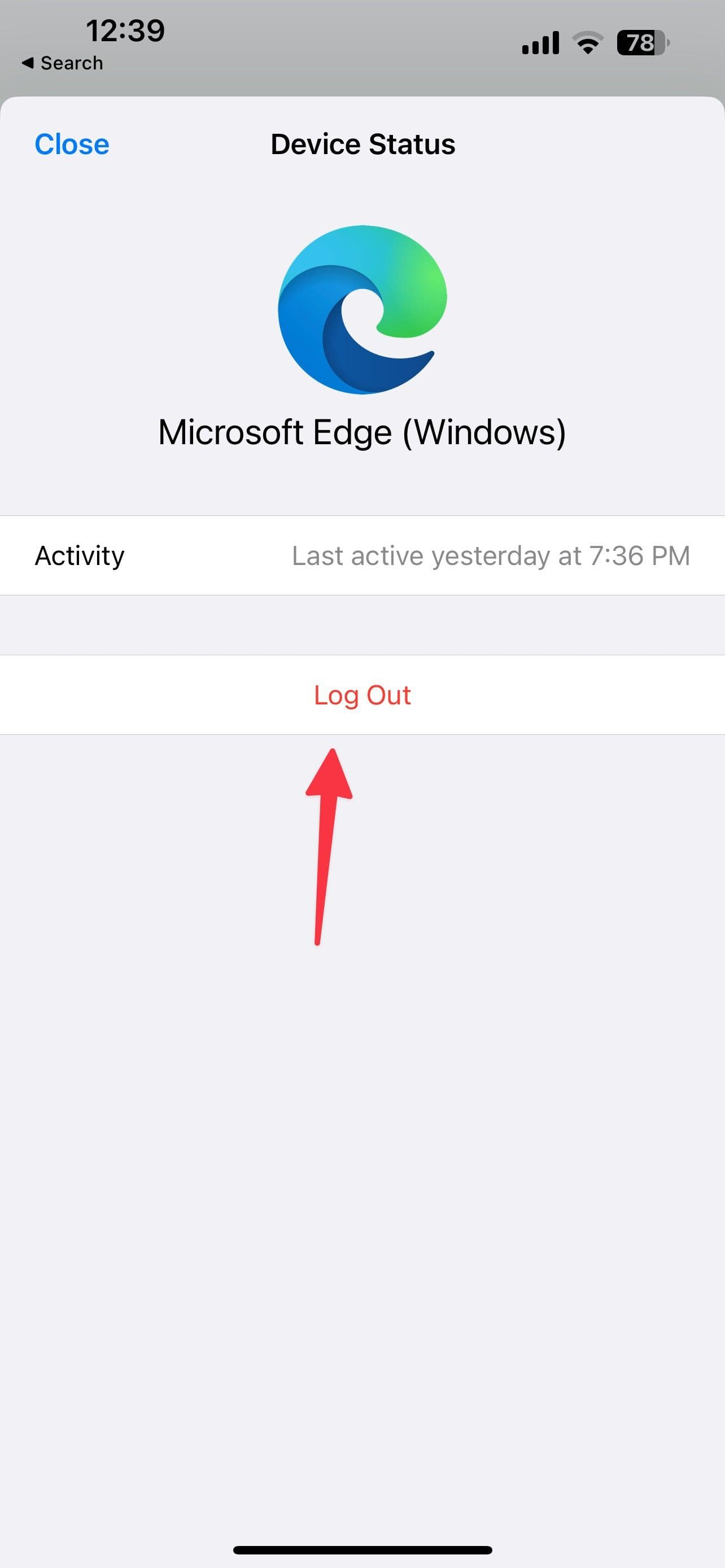 αποσυνδεθείτε από το whatsapp για iPhone