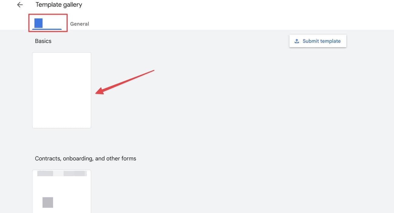 χρησιμοποιώντας προσαρμοσμένο πρότυπο στα Έγγραφα Google