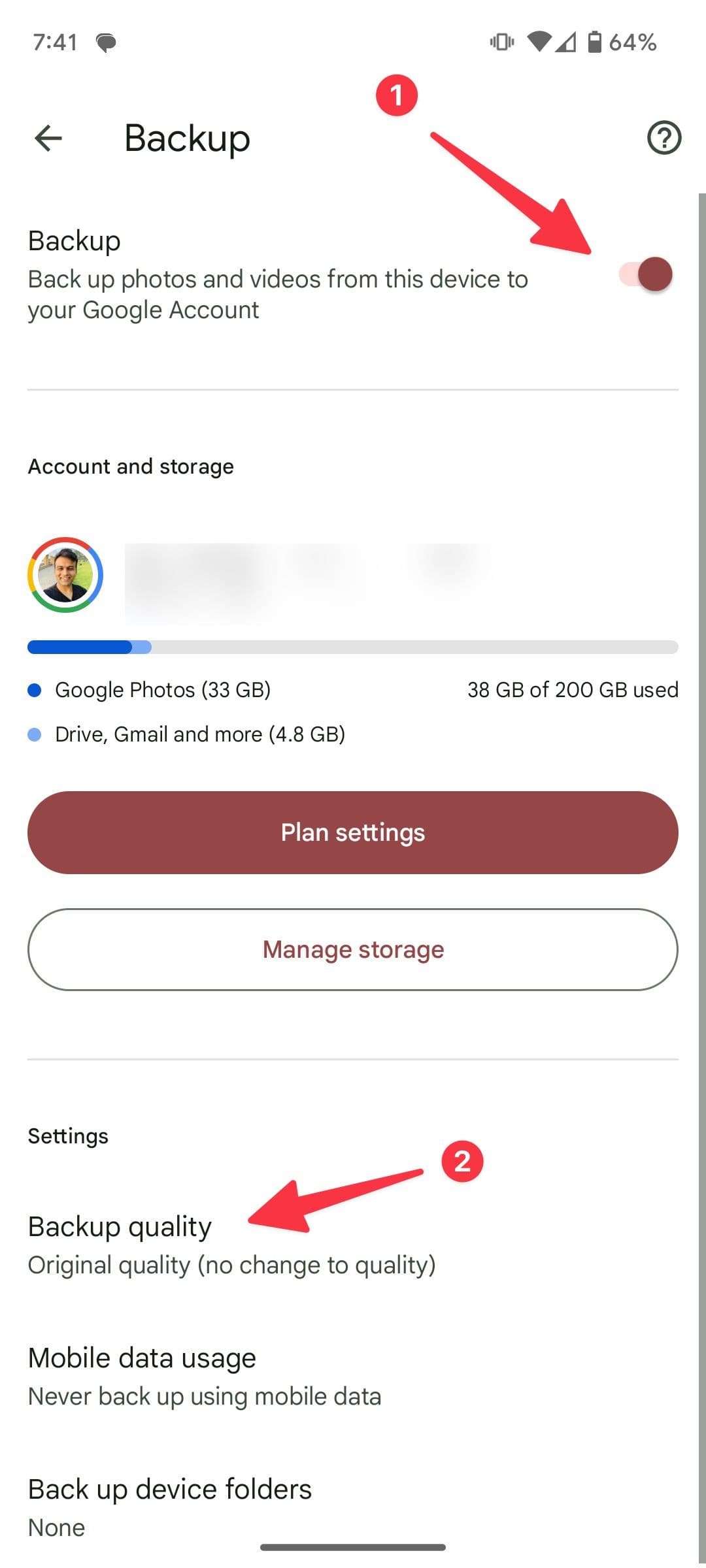 Ποιότητα δημιουργίας αντιγράφων ασφαλείας στις Φωτογραφίες Google