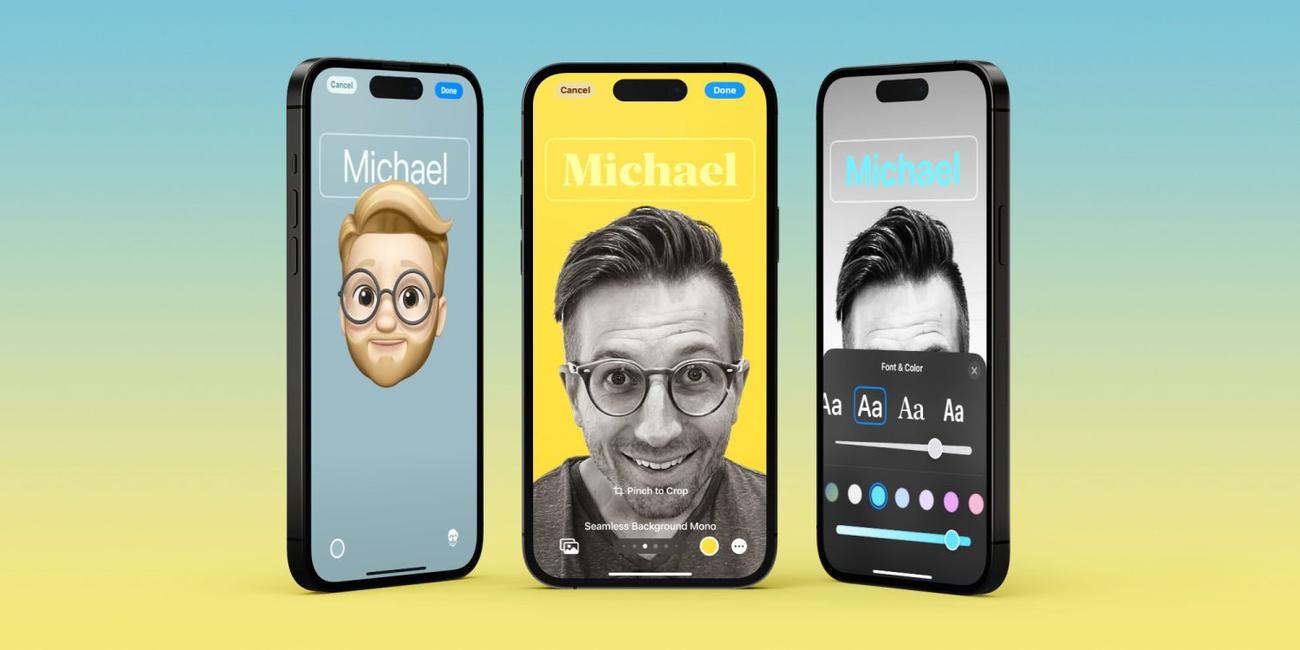 Αφίσες επαφών iOS 17: Πώς να προσαρμόσετε τη γραμματοσειρά, την εικόνα και το φόντο #WWDC23