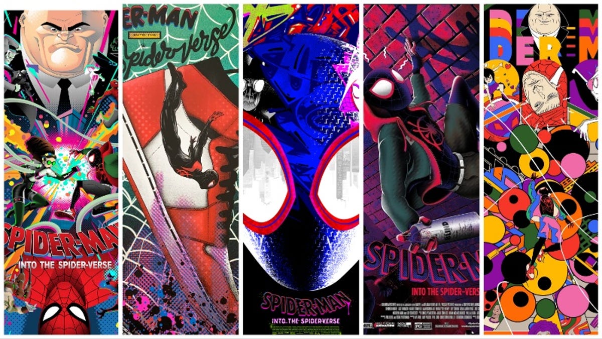 Εναλλακτικές αφίσες ταινιών Into the Spider-Verse