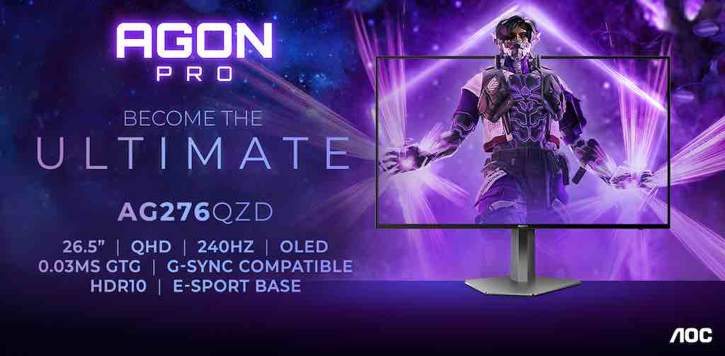 Η AGON by AOC παρουσιάζει την AGON PRO AG276QZD