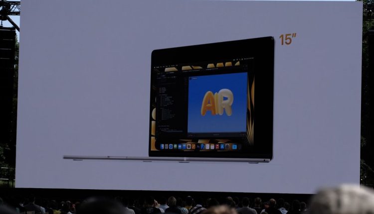 Η Apple ανακοινώνει το MacBook Air 15 ιντσών
