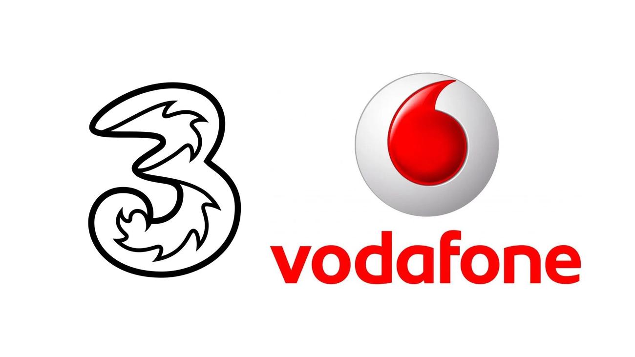 Η Vodafone και τα τρία συγχωνευμένα δίκτυα θα σχηματίσουν τον μεγαλύτερο πάροχο κινητής τηλεφωνίας στο Ηνωμένο Βασίλειο