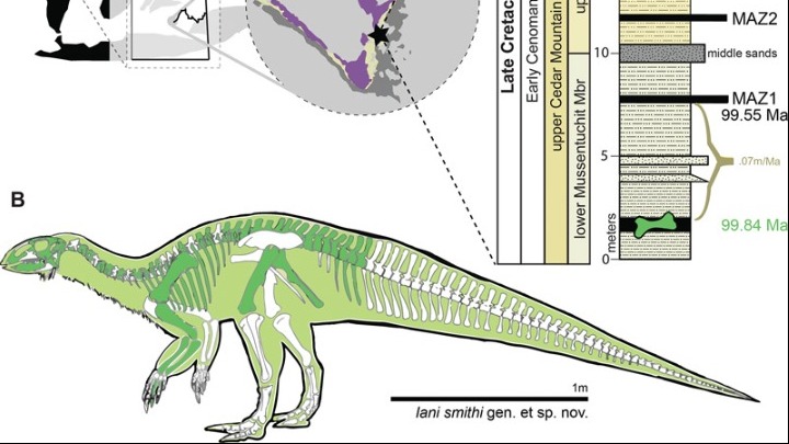 Νέο είδος δεινόσαυρου στη Γιούτα ρίχνει φως σε μία περίοδο μεγάλων περιβαλλοντικών αλλαγών
