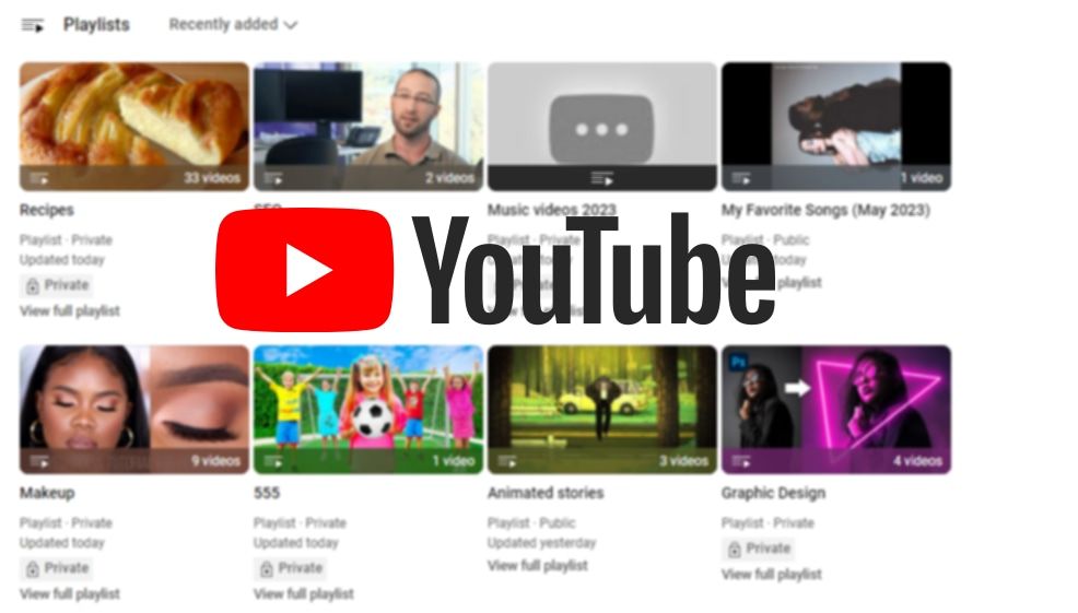 YouTube playlists hero image