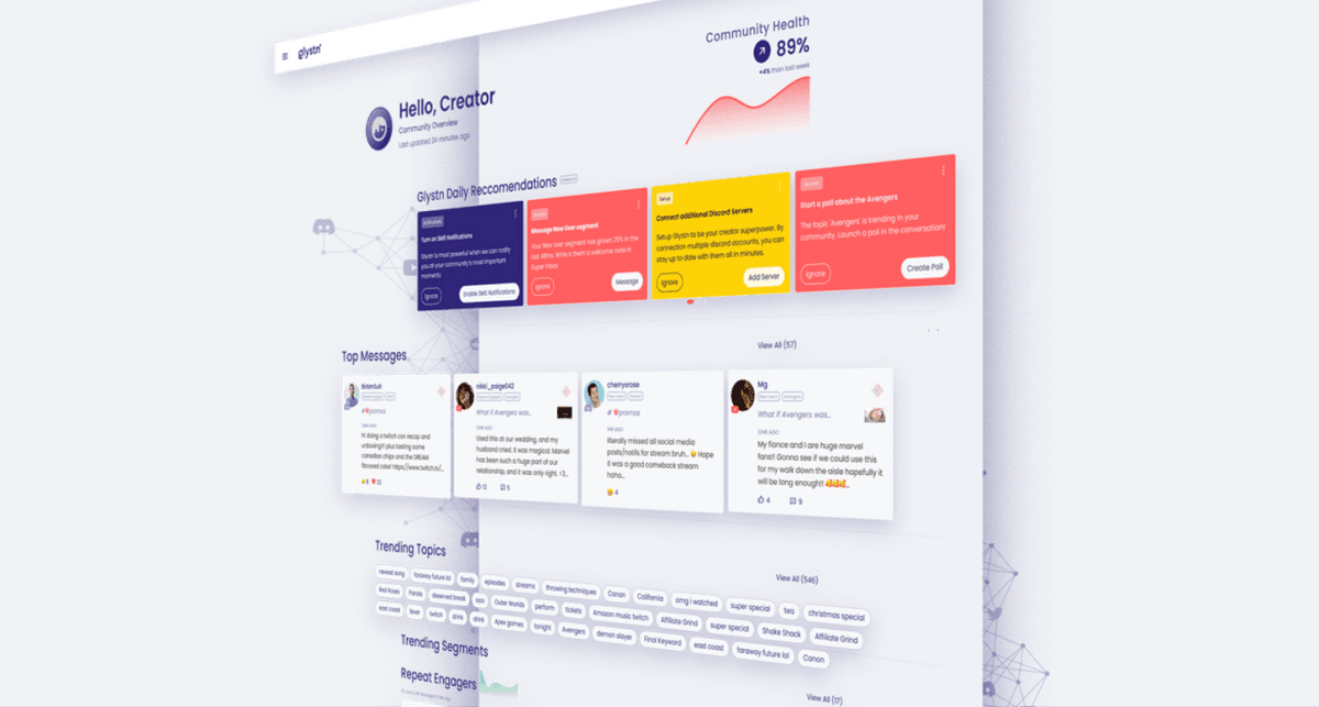 Το Glystn επιτρέπει στους δημιουργούς να απαντούν μαζικά σε πολλούς ακόλουθους σε πλατφόρμες μέσων κοινωνικής δικτύωσης