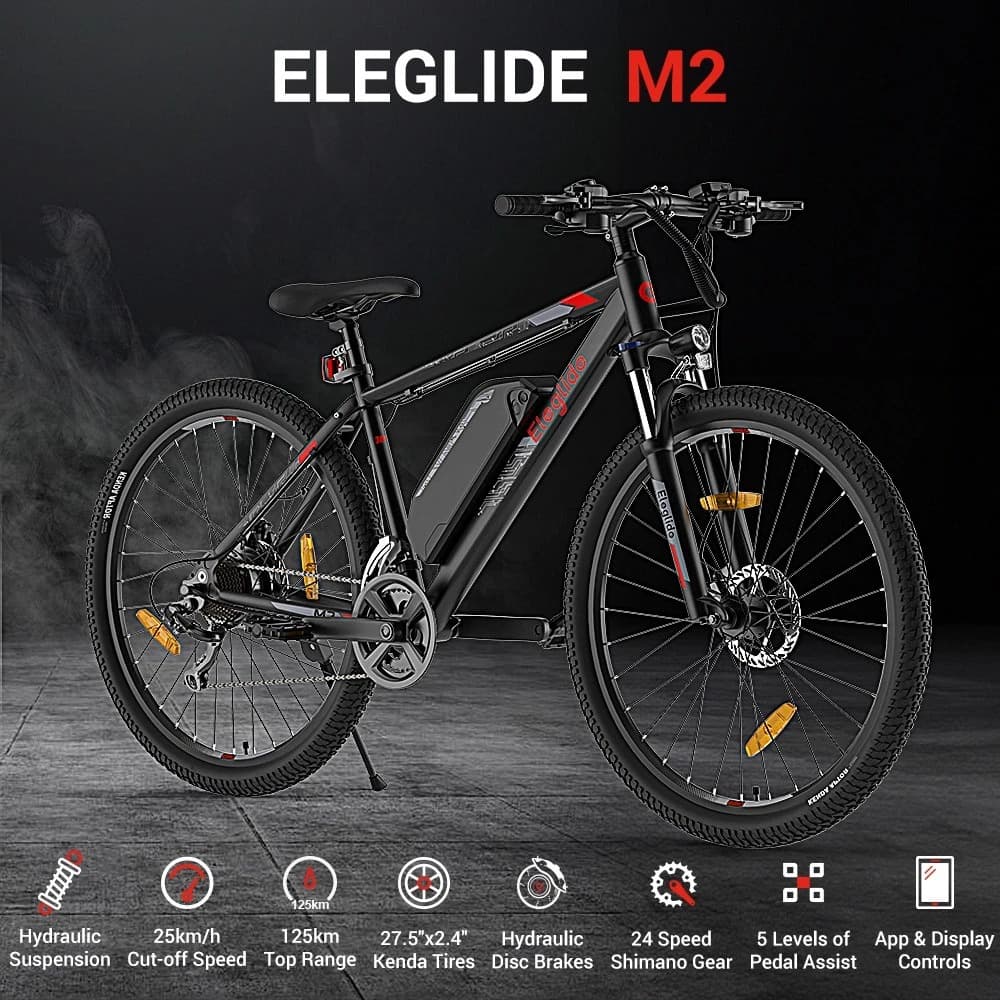 [Δωράκι ένα Mi Band 8] Eleglide M2 : Mountain Bike με ελαστικά 27.5" και 125km αυτονομία, που σας πάει.. στα βουνά!