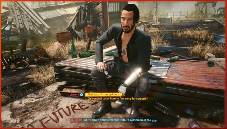 Johnny Silverhand alternate look DLC