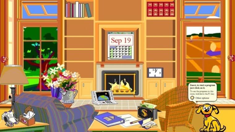 Στιγμιότυπο οθόνης της Microsoft bob