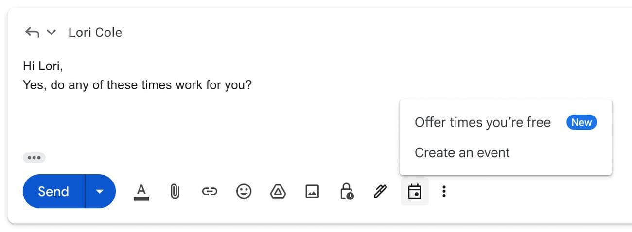 Προγραμματισμός συμβάντων στο Gmail