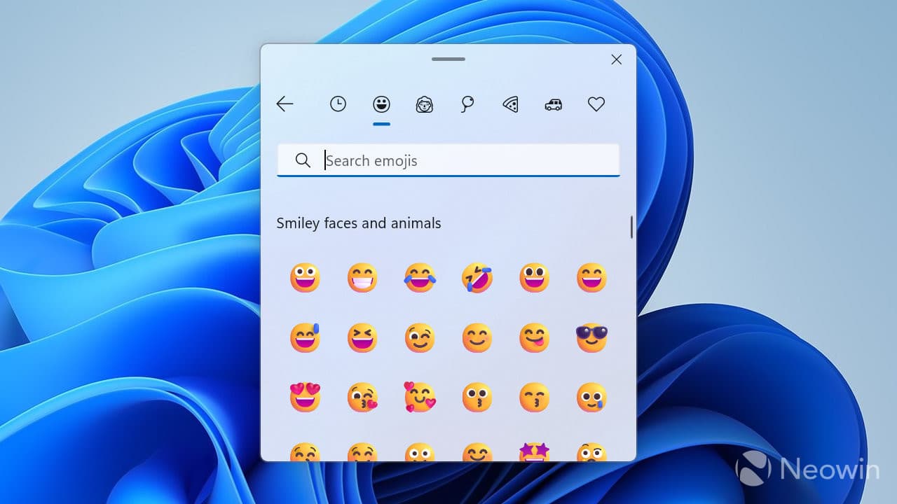 Windows 11 emoji