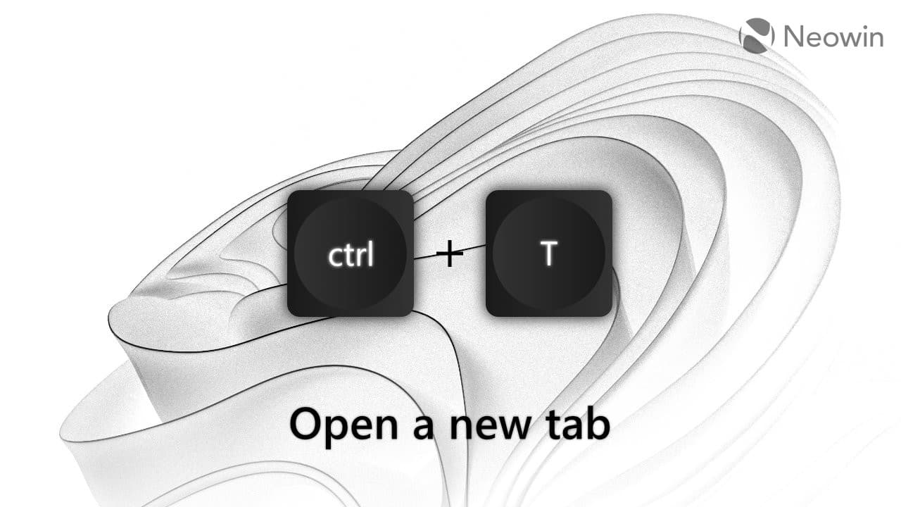 Μια εικόνα με μια συντόμευση πλήκτρου των Windows