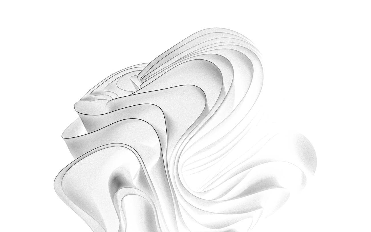 Μια τροποποιημένη ασπρόμαυρη ανθισμένη ταπετσαρία από τα Windows 11