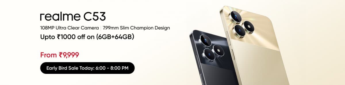 Το νέο Realme C53 αποκαλύφθηκε στην Ινδία με κάμερα 108MP