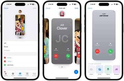 αφίσες επικοινωνίας ios 17