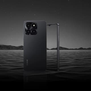 Honor X6a σε Cyan Lake και Midnight Black