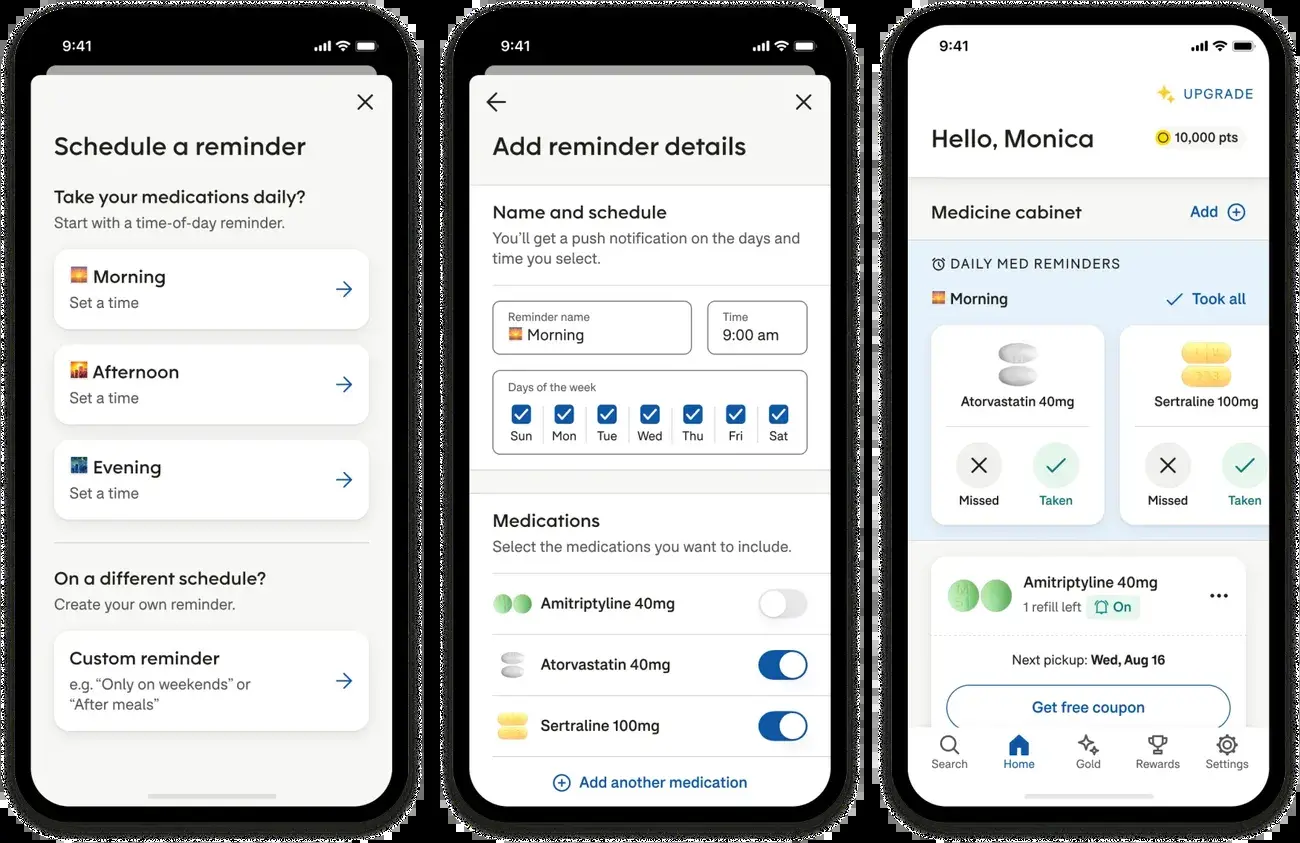 Εφαρμογή Medicine Cabinet από την GoodRx