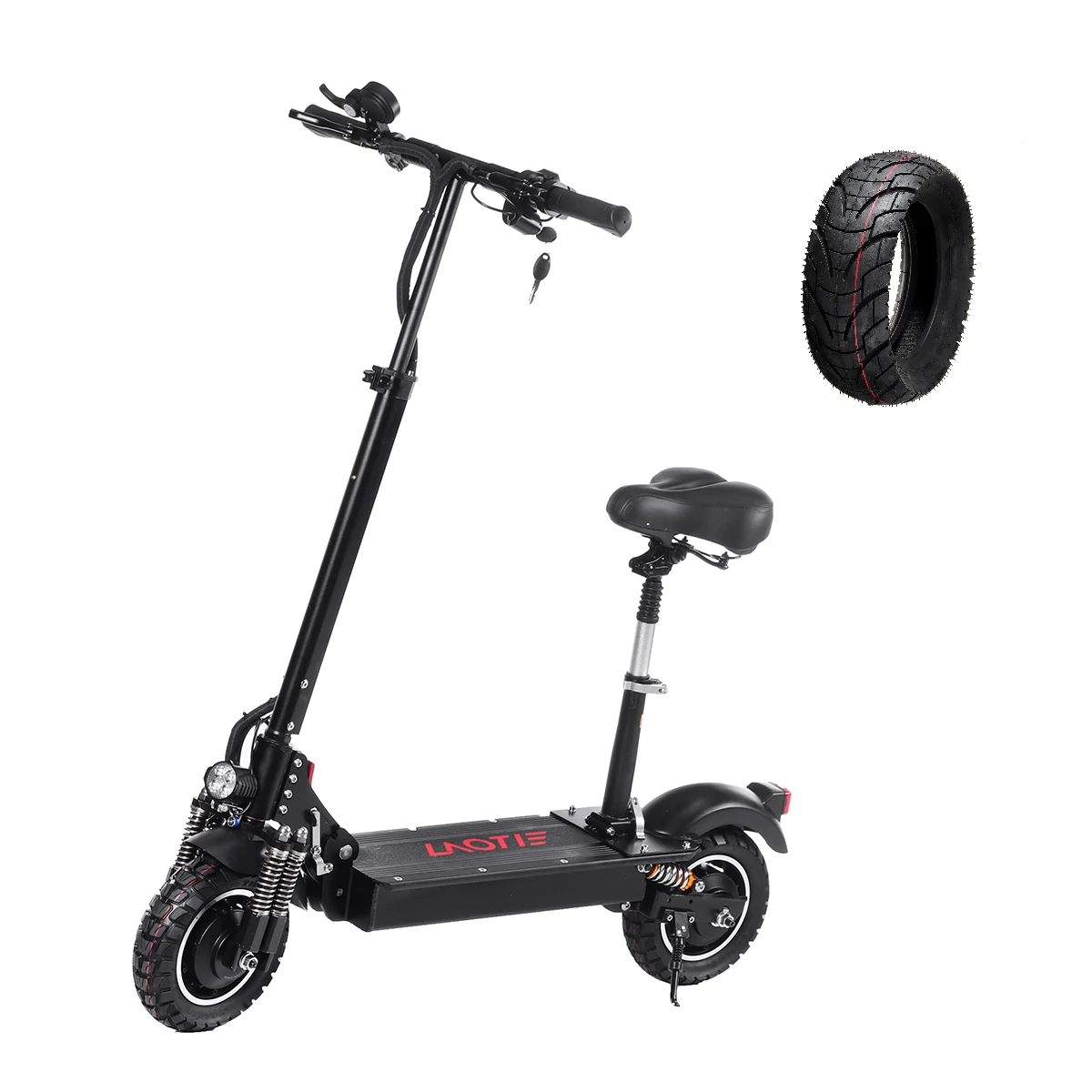 [#Ιστορικό_Χαμηλό] LAOTIE ES10P : Πατίνι dragster, με μοτέρ 2000W, ελαστικά 10" και καρεκλάκι για να πας και κυριλέ!