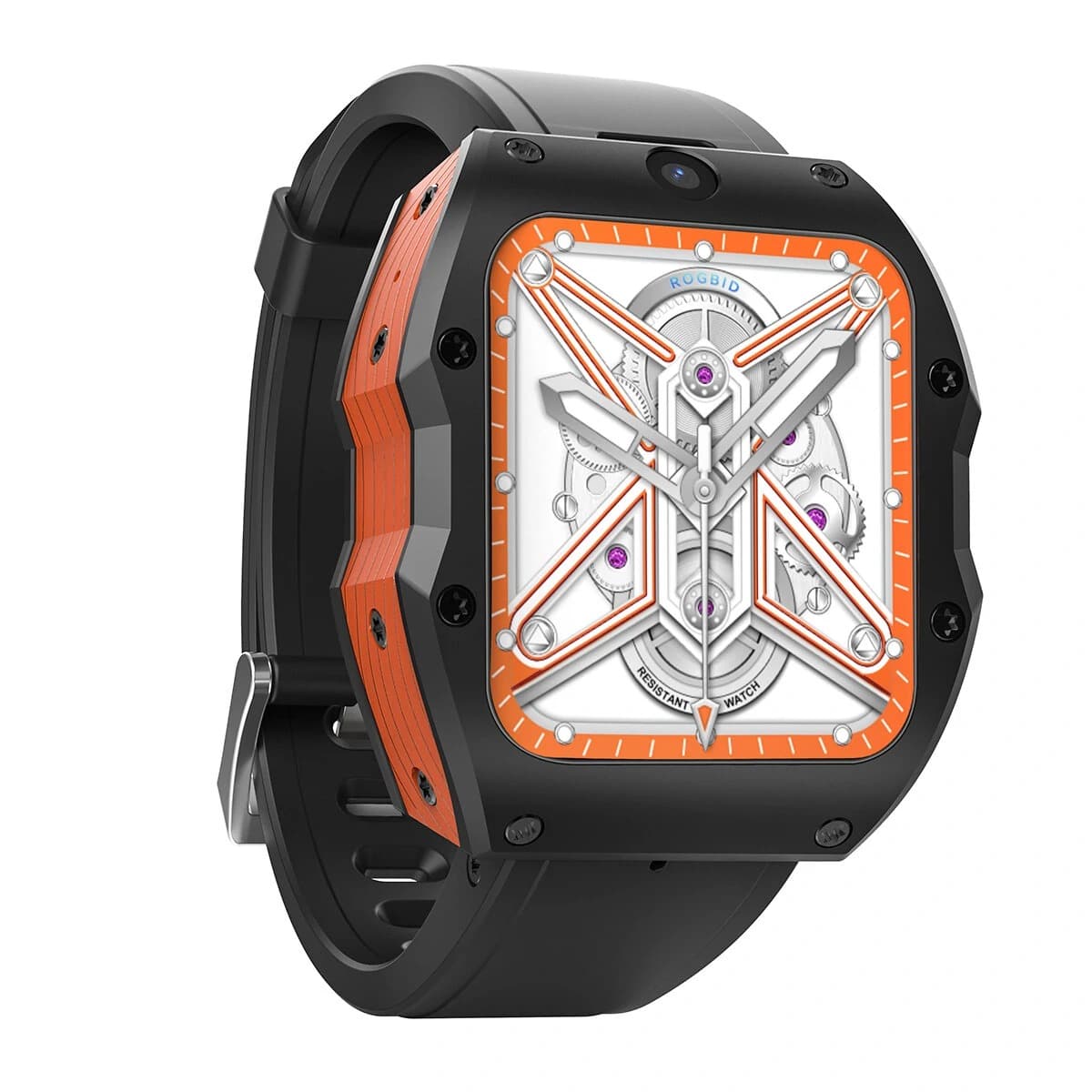 Rogbid Model X : Full Android Smartwatch, με οθόνη 2.1", πολύ ιδιαίτερο Design, GPS και 4G κεραία στα 174€!!