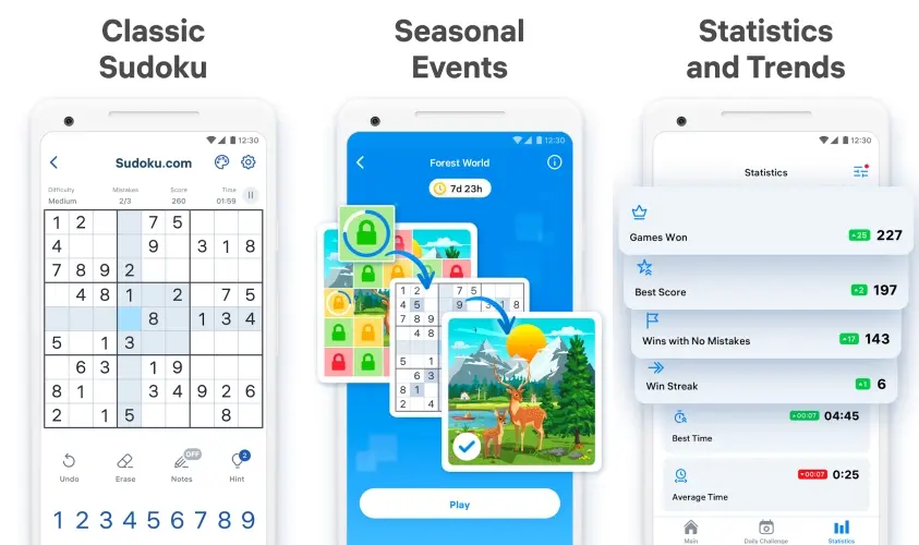 google παιχνίδια μνήμης: Sudoku.com- κλασικό sudoku