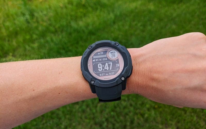 Garmin Instinct 2X Solar on a wrist