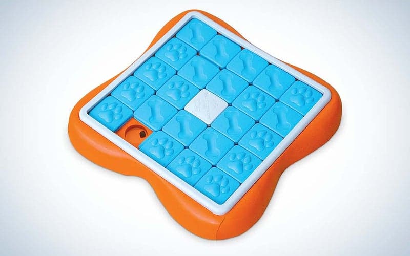 Outward Hound makes some of the best interactive dog toys for mental stimulation.