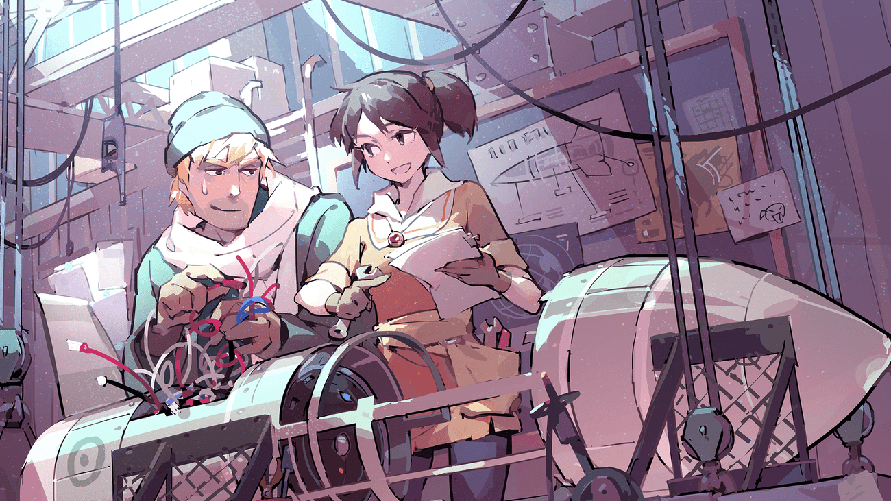 best-visual-novels-android-opus-rocket-of-whispers-characters-building-a-rocket