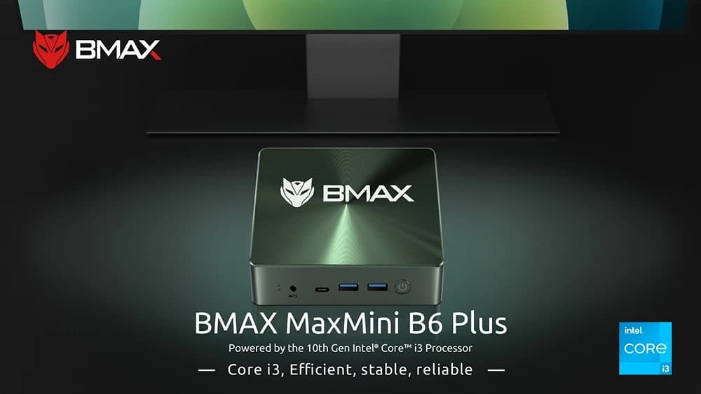 BMAX B6 Plus : Νέο VFM mini PC απο την Bmax, με Intel Core i3 10ης γενιάς, 12GB DDR4 RAM και πλήρης συνδεσιμότητα στα 191.8€!